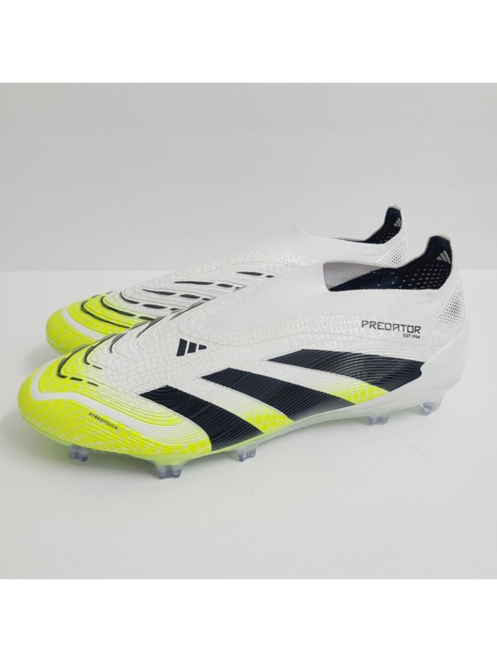 NEW Adidas Predator Elite Laceless FG Soccer Cleats JI1075 Size 10 White